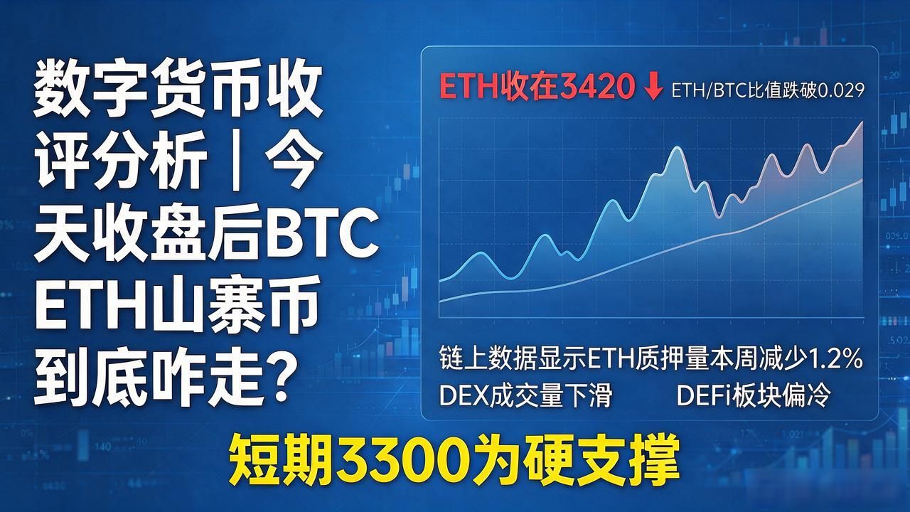 数字货币收评分析|今天收盘后BTC ETH山寨币到底咋走