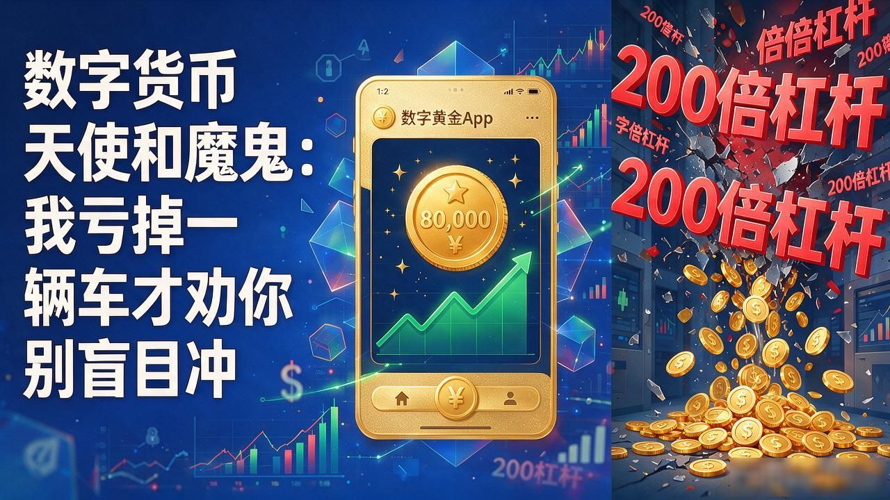 数字货币天使和魔鬼:我亏掉一辆车才劝你别盲目冲