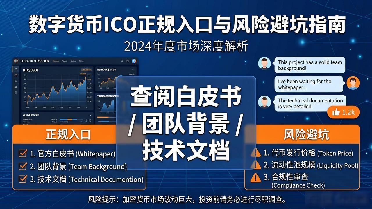 数字货币ICO正规入口与风险避坑指南