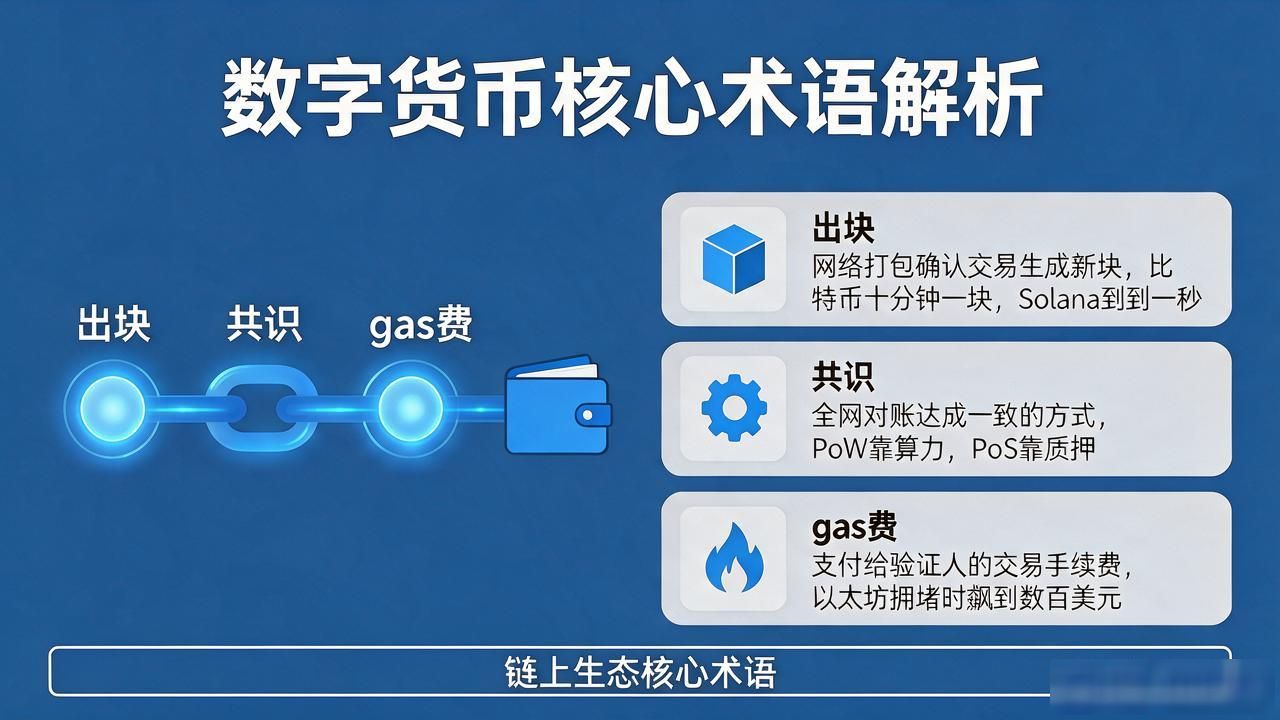 关于数字货币哪些词语最常出现?圈内人天天挂在嘴边的术语都在这