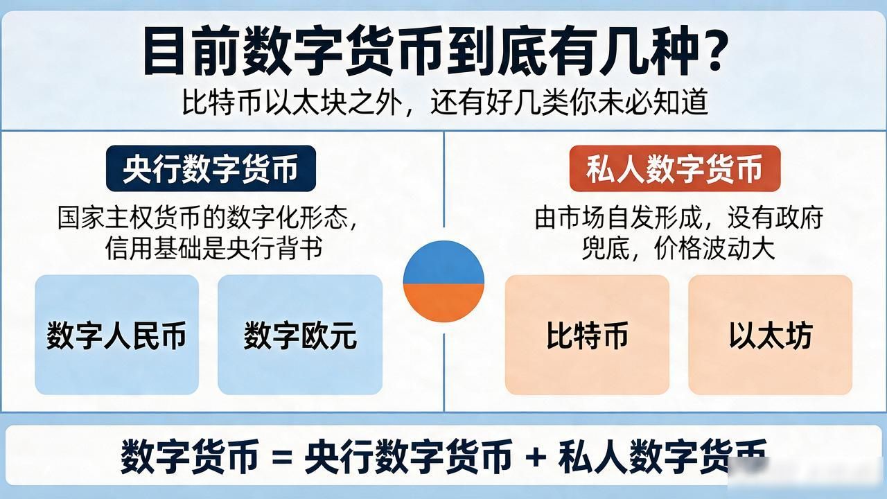 目前数字货币到底有几种?比特币以太坊之外,还有好几类你未必知道