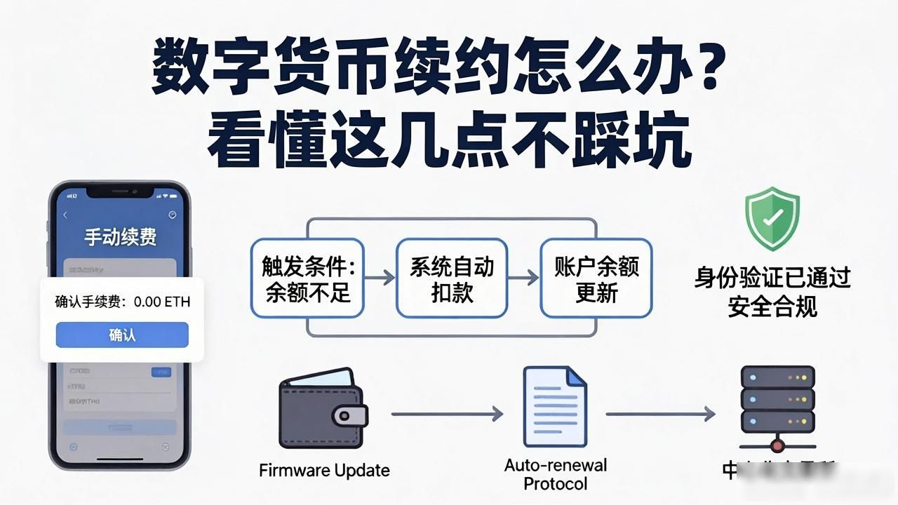 数字货币续约怎么办?看懂这几点不踩坑