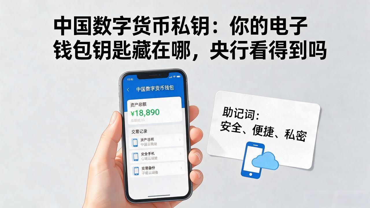 中国数字货币私钥:你的电子钱包钥匙藏在哪,央行看得到吗