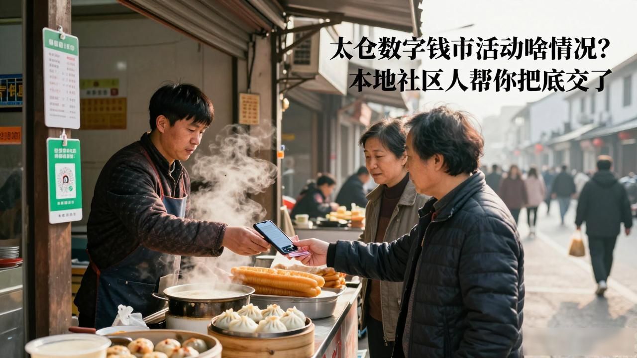 太仓数字货币活动啥情况?本地社区人帮你把底交了