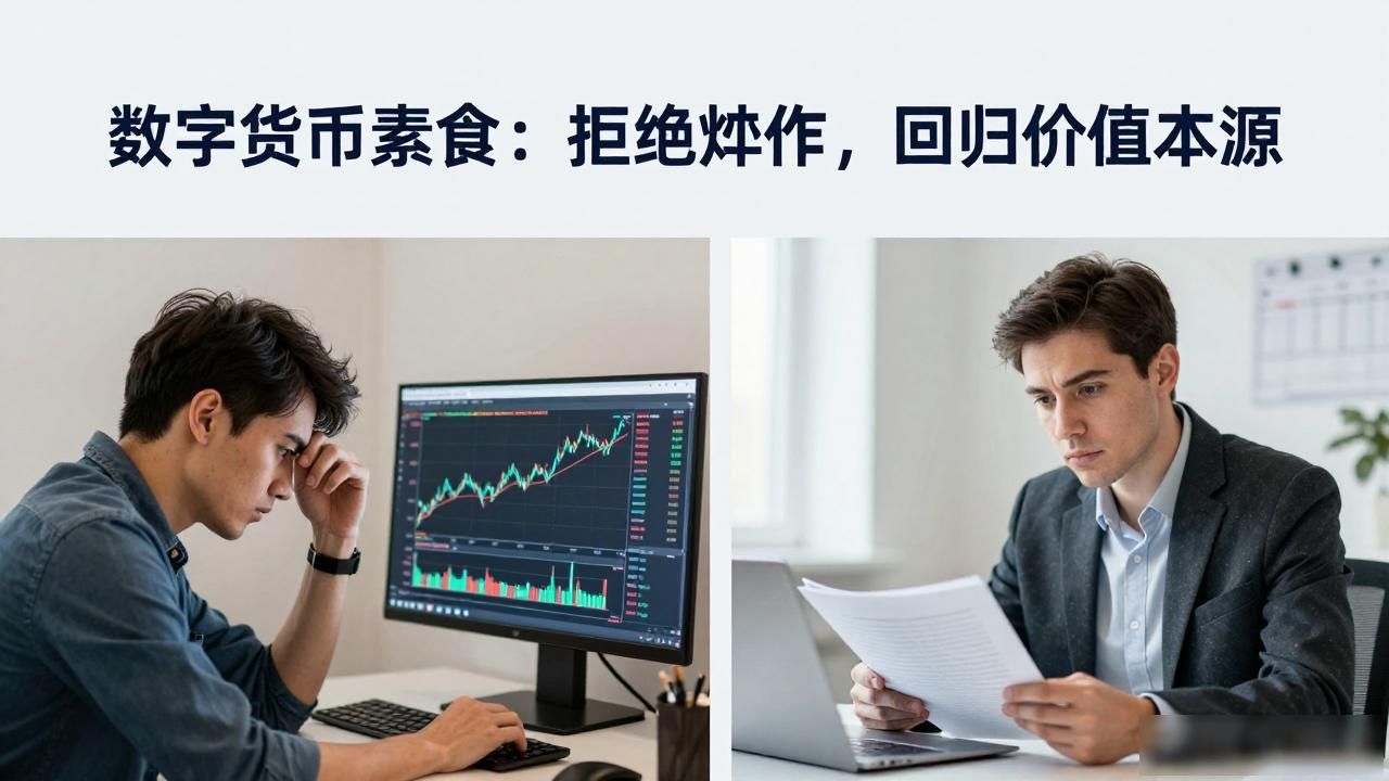 数字货币素食:拒绝炒作,回归价值本源