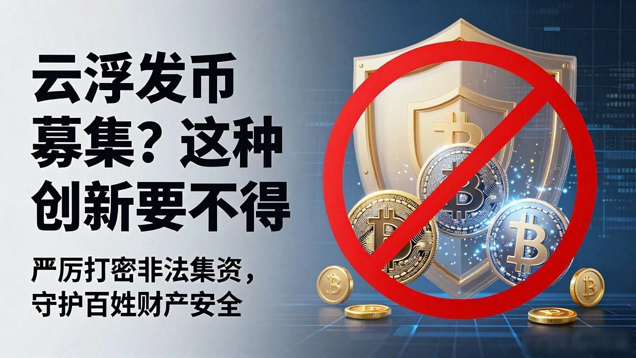 云浮发币募集?这种"创新"要不得