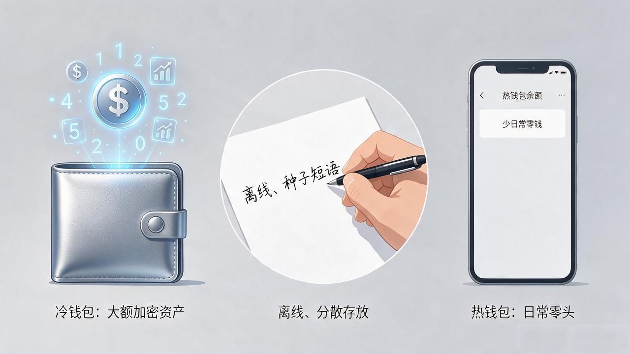 你的数字货币放哪最安全?别让加密资产变成别人的提款机
