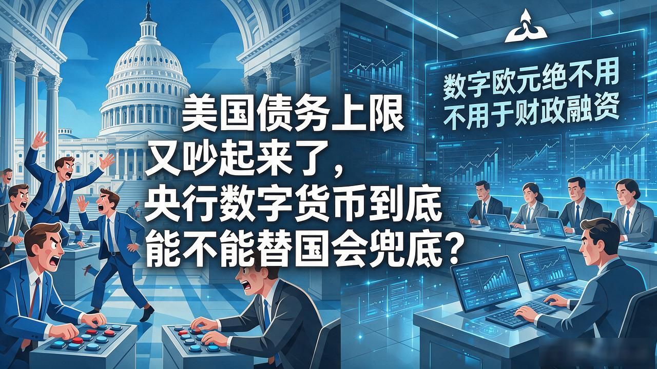 美国债务上限又吵起来了,央行数字货币到底能不能替国会兜底