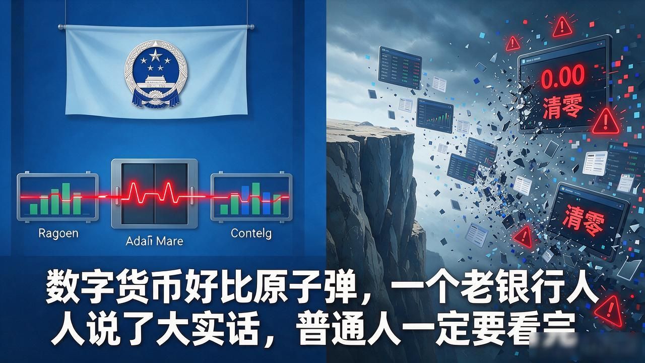 数字货币好比原子弹,一个老银行人说了大实话,普通人一定要看完
