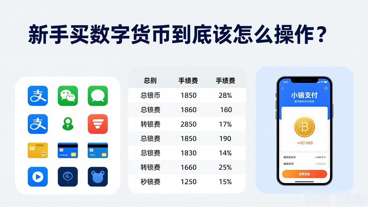 新手买数字货币到底该怎么操作?