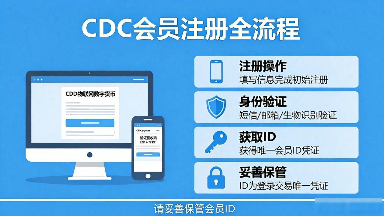 CDC物联网数字货币会员注册全流程解析