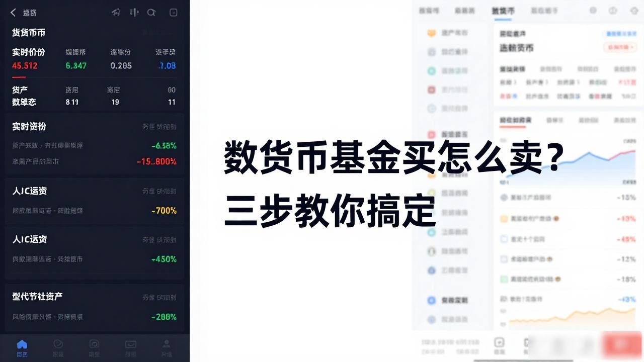 数字货币基金怎么买怎么卖?三步教你搞定