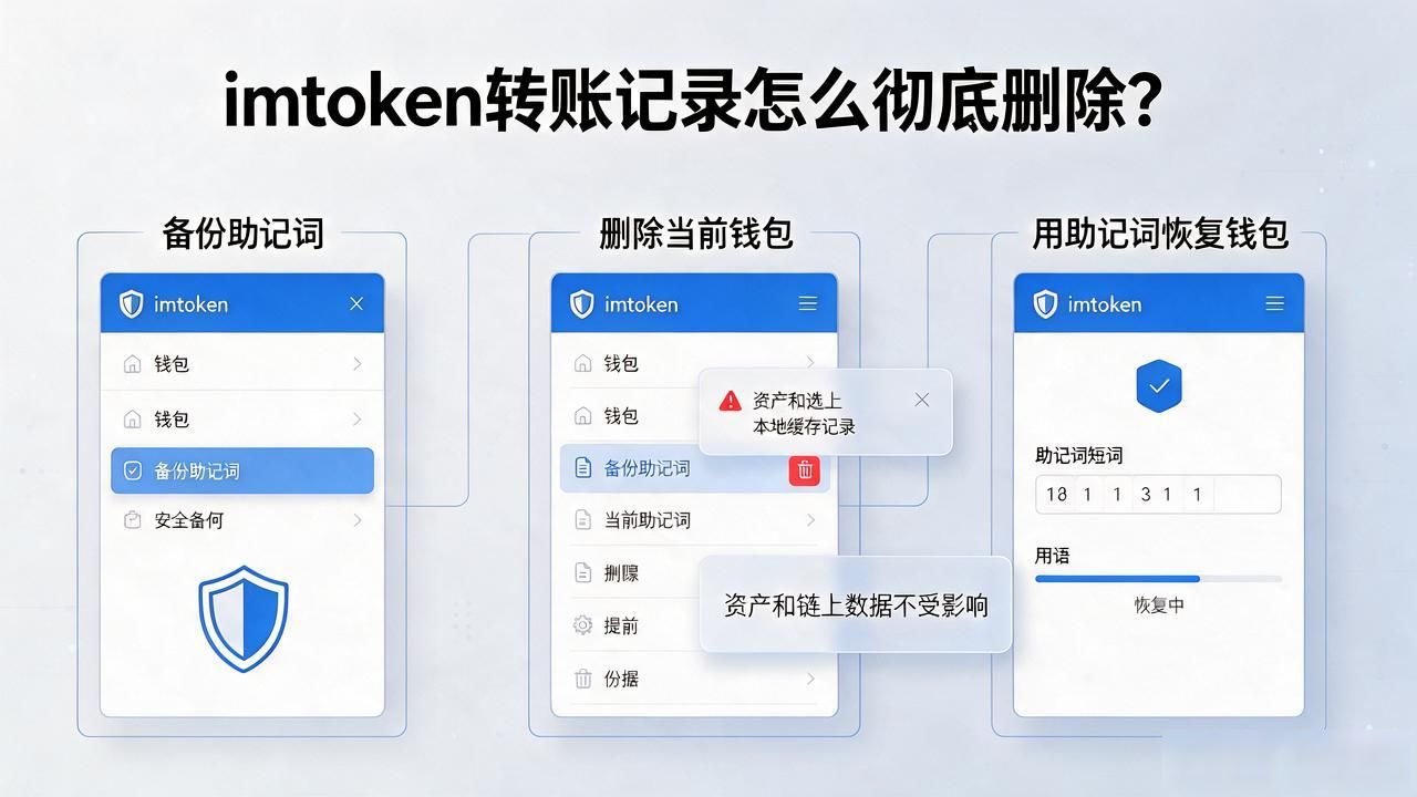 imtoken转账记录怎么彻底删除?老币民总结的实用方法
