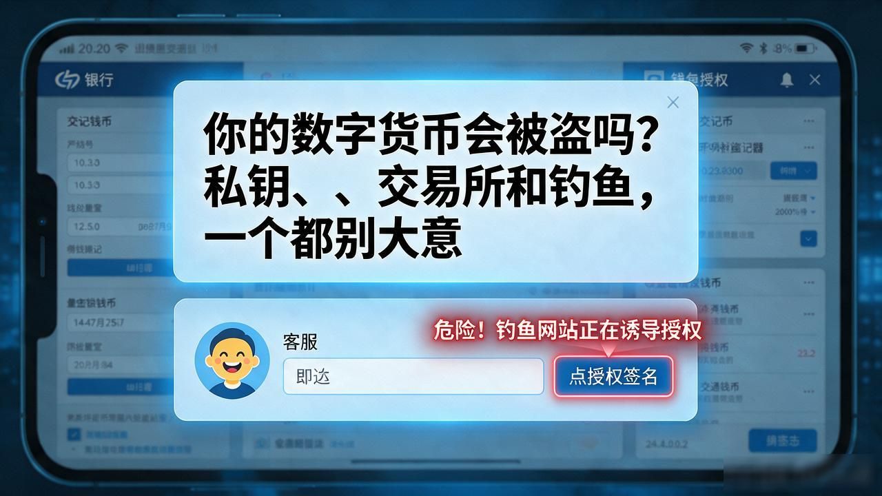你的数字货币会被盗吗?私钥、交易所和钓鱼,一个都别大意