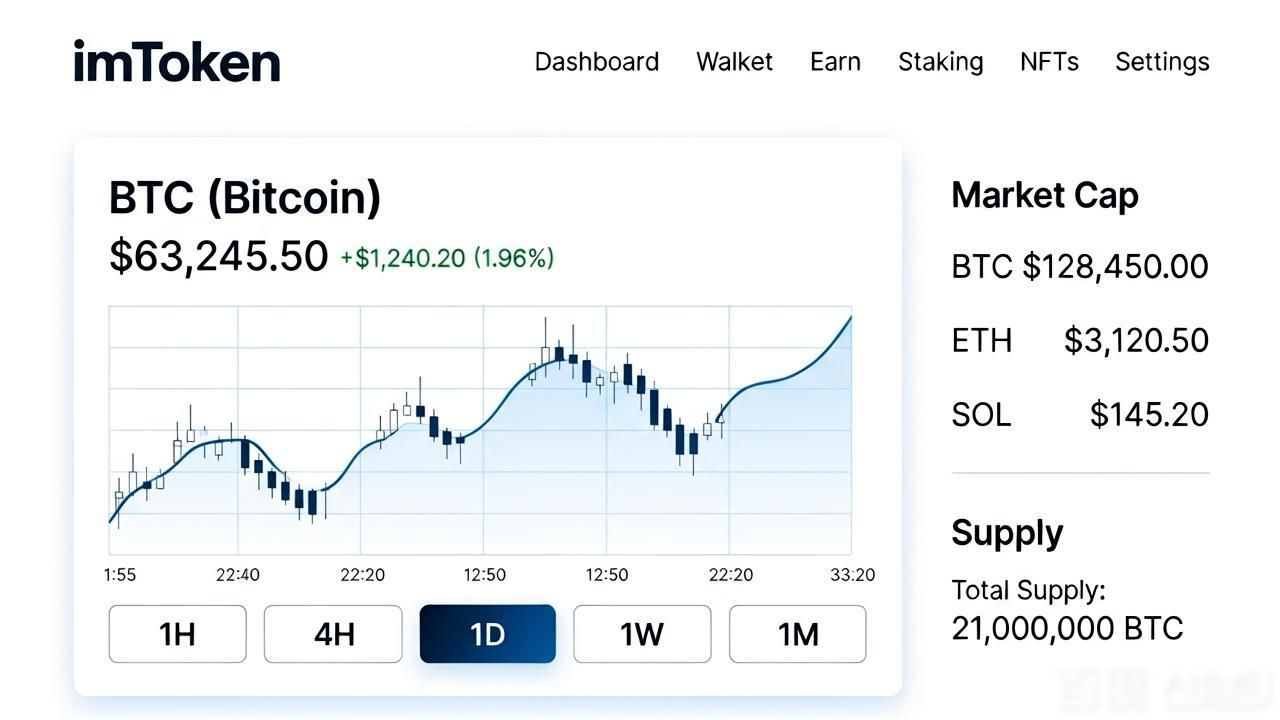 在imToken官网看行情,这3个功能最实用