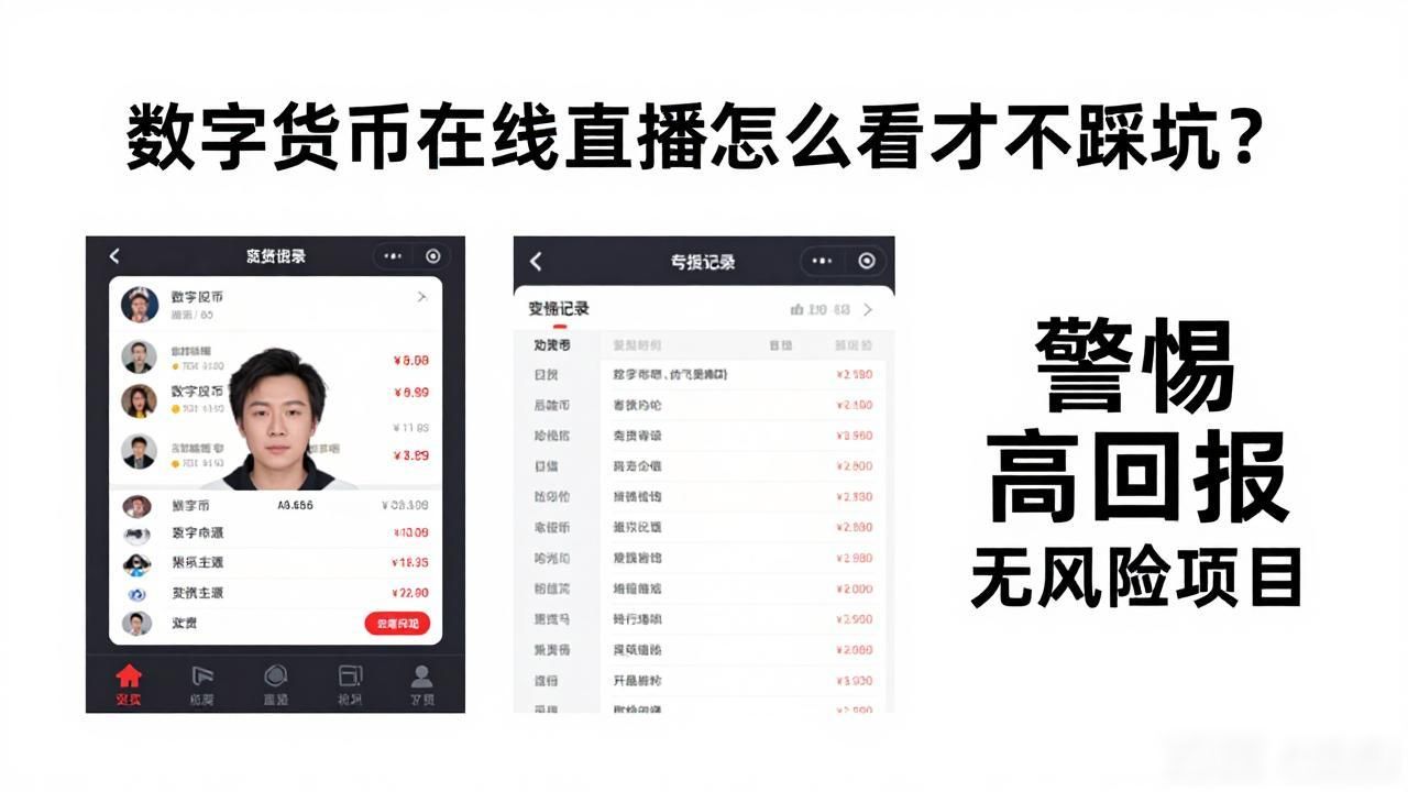 数字货币在线直播怎么看才不踩坑?