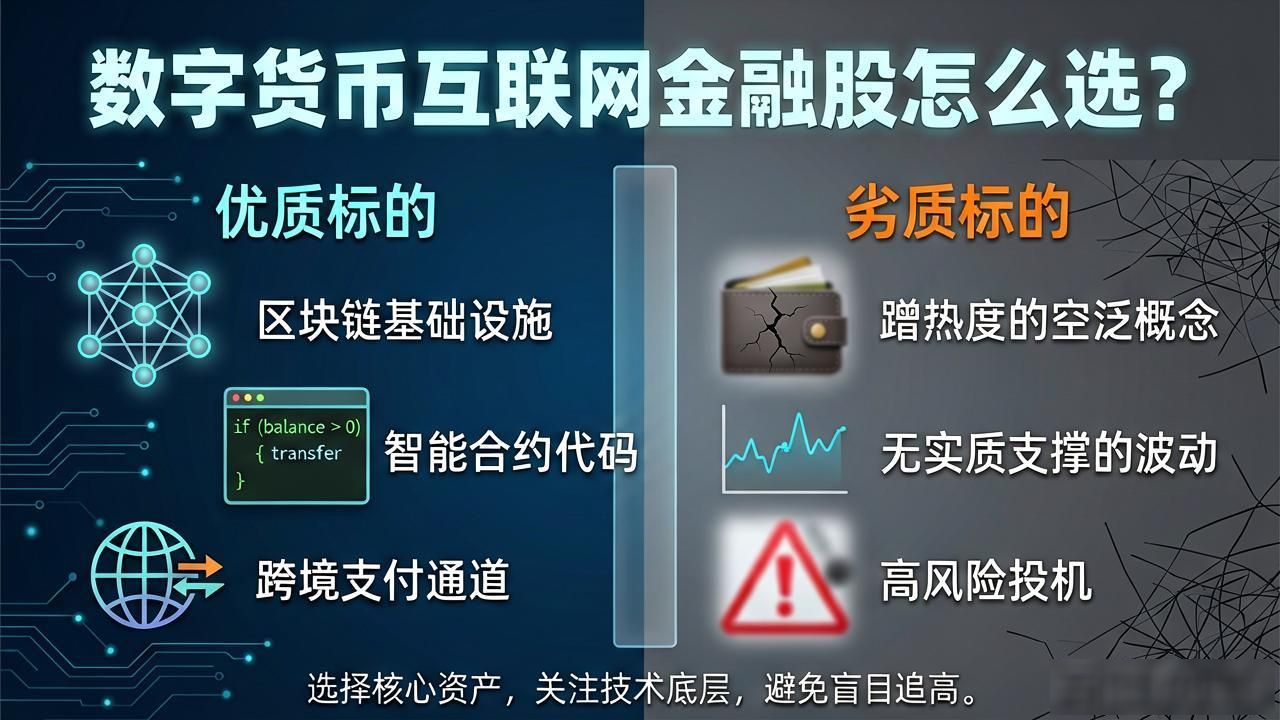 数字货币互联网金融股怎么选?看这一篇就够了