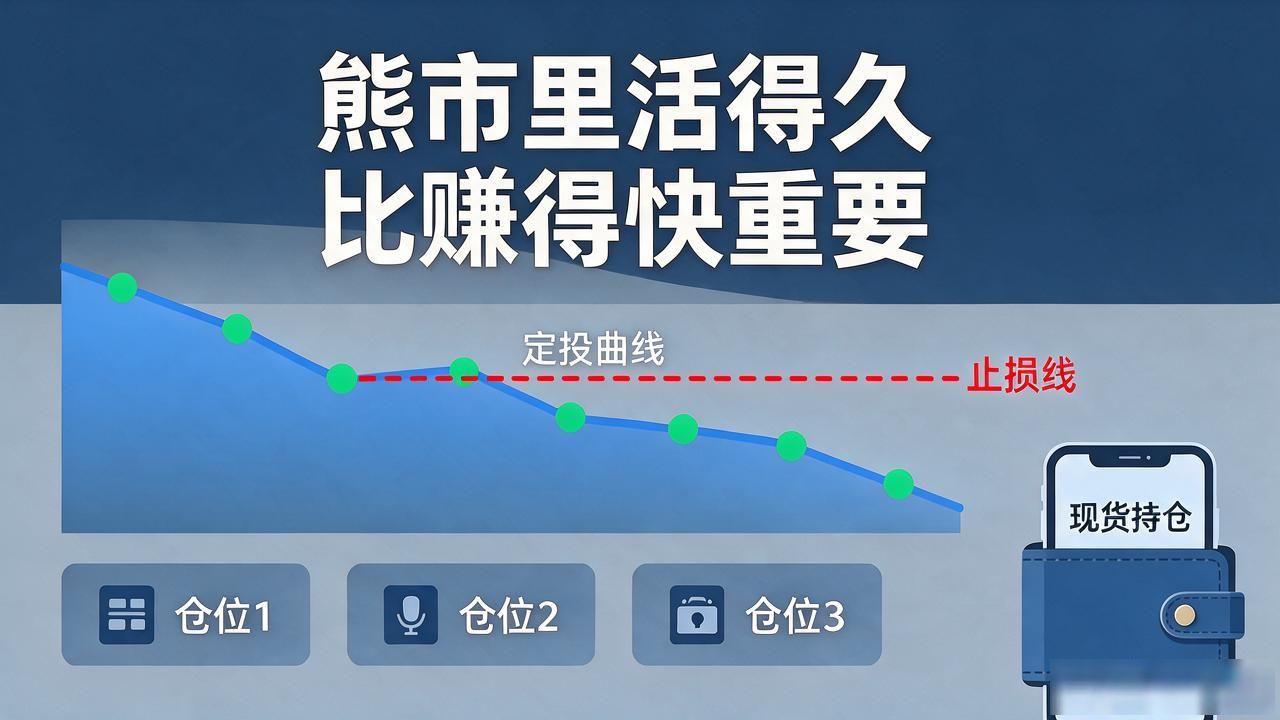 数字货币熊市到底怎么投?定投分仓止损,别总想着抄底一把梭