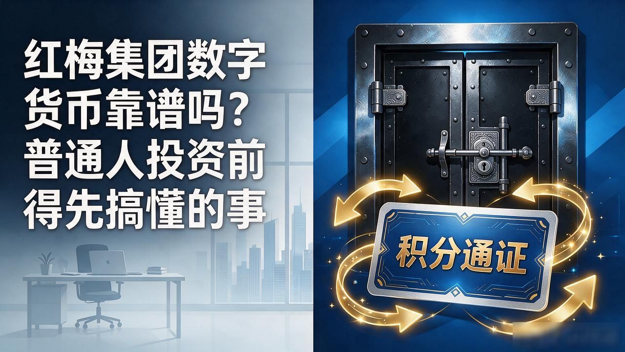红梅集团数字货币靠谱吗?普通人投资前得先搞懂的事