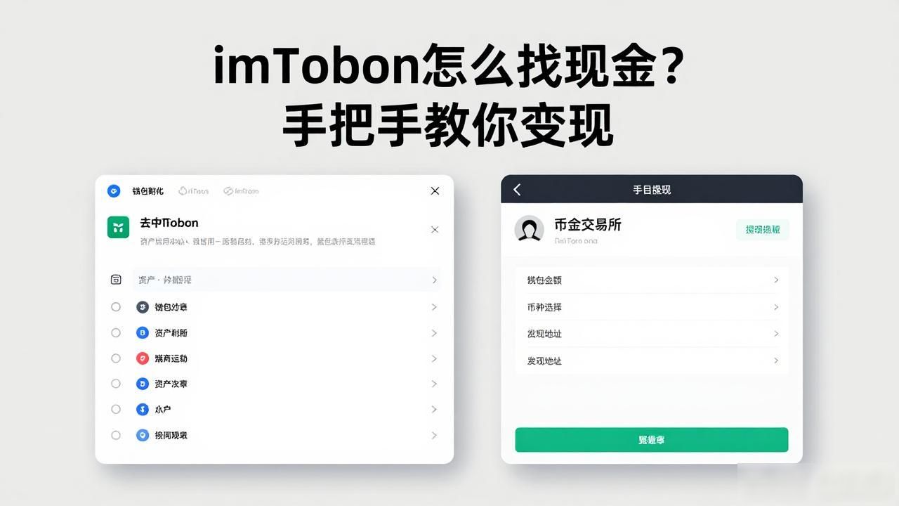 imtoken怎么换成现金?手把手教你变现