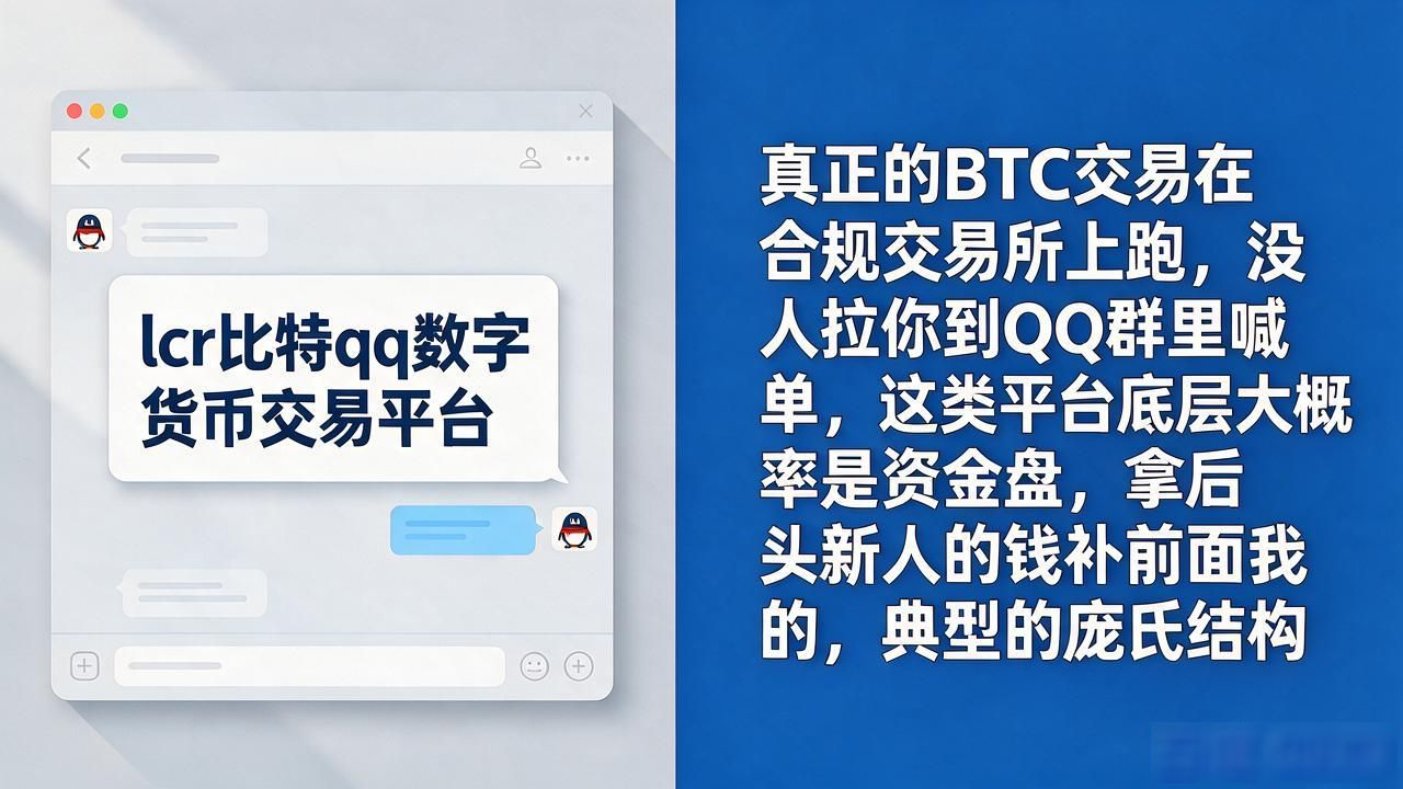 lcr比特qq数字货币交易平台靠谱吗,干了八年金融的说几句
