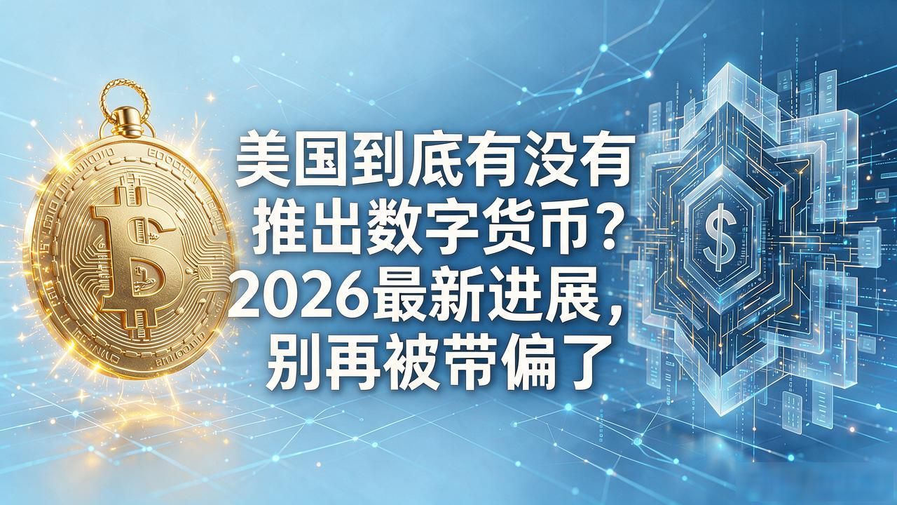 美国到底有没有推出数字货币?2026最新进展,别再被带偏了
