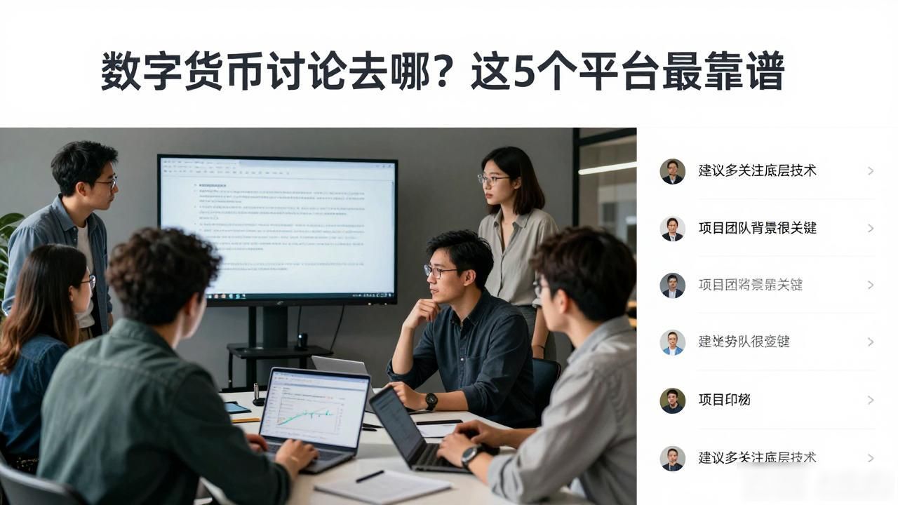 数字货币讨论去哪?这5个平台最靠谱