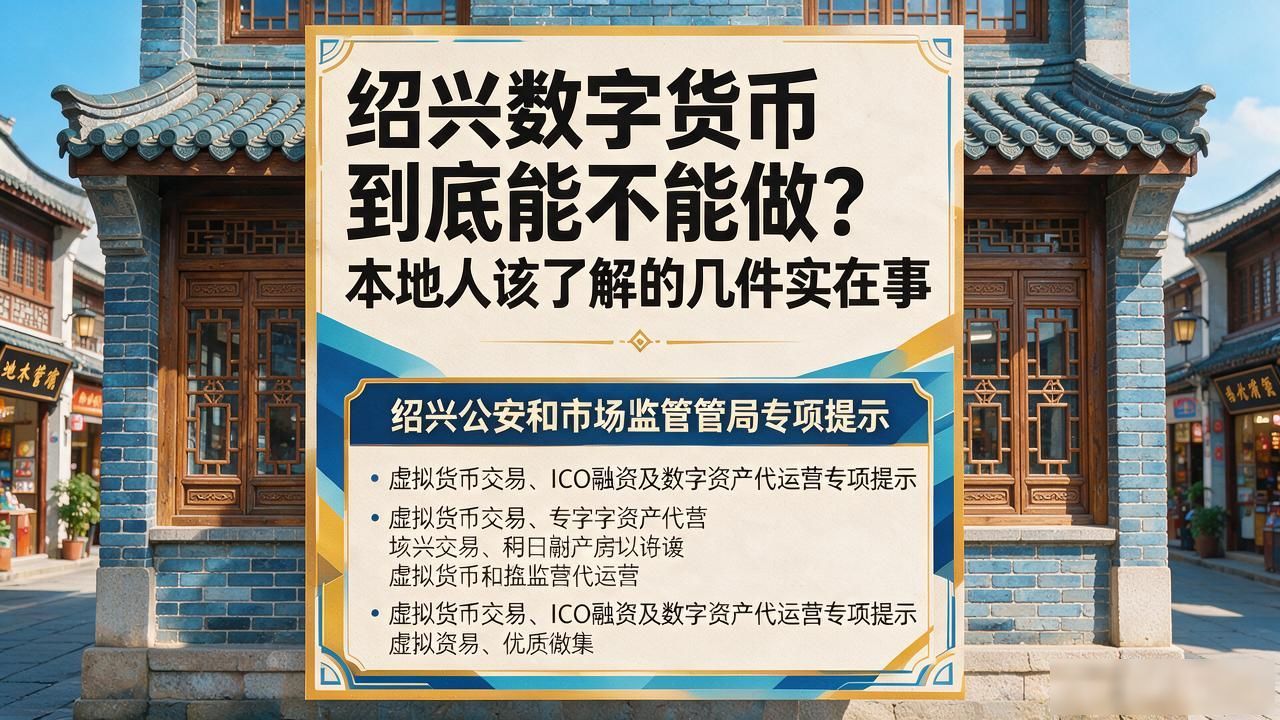 绍兴数字货币到底能不能做?本地人该了解的几件实在事