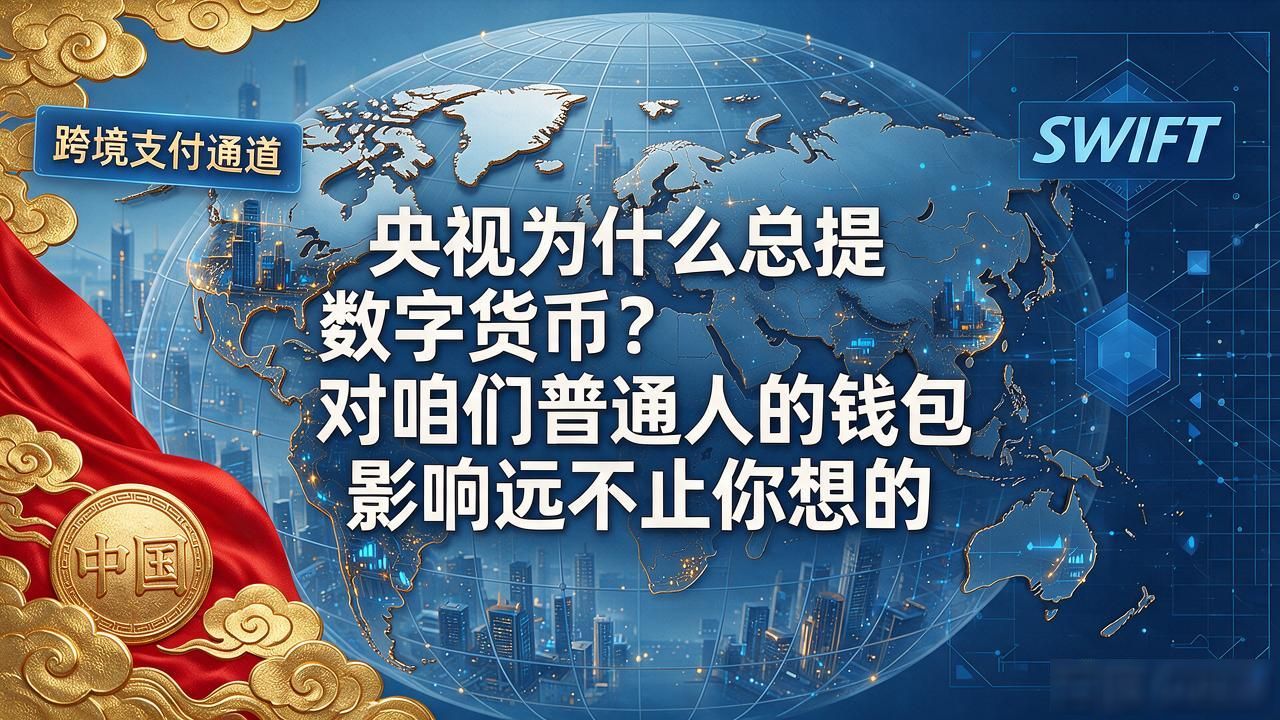 央视为什么总提数字货币?对咱们普通人的钱包影响远不止你想的