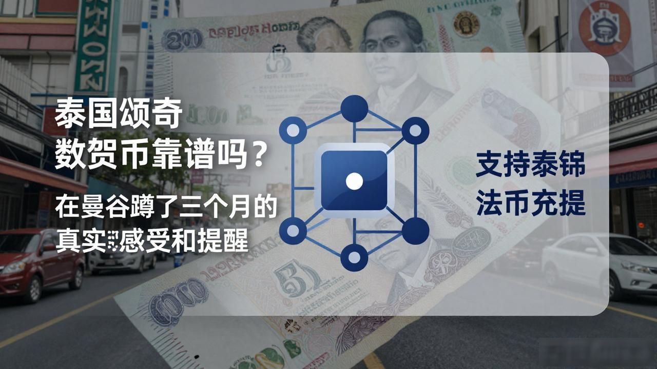 泰国颂奇数字货币靠谱吗?在曼谷蹲了三个月的真实感受和提醒