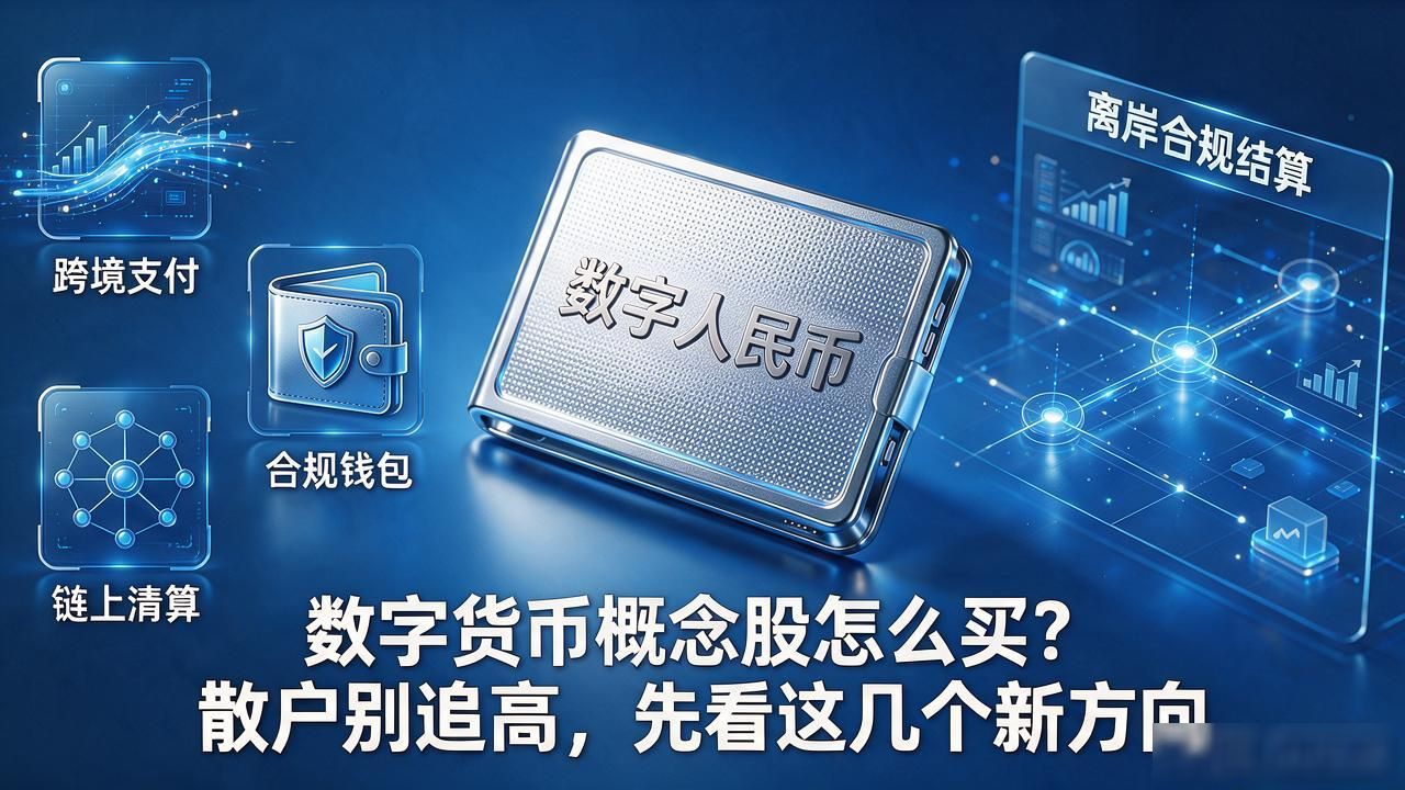 数字货币概念股怎么买?散户别追高,先看这几个新方向