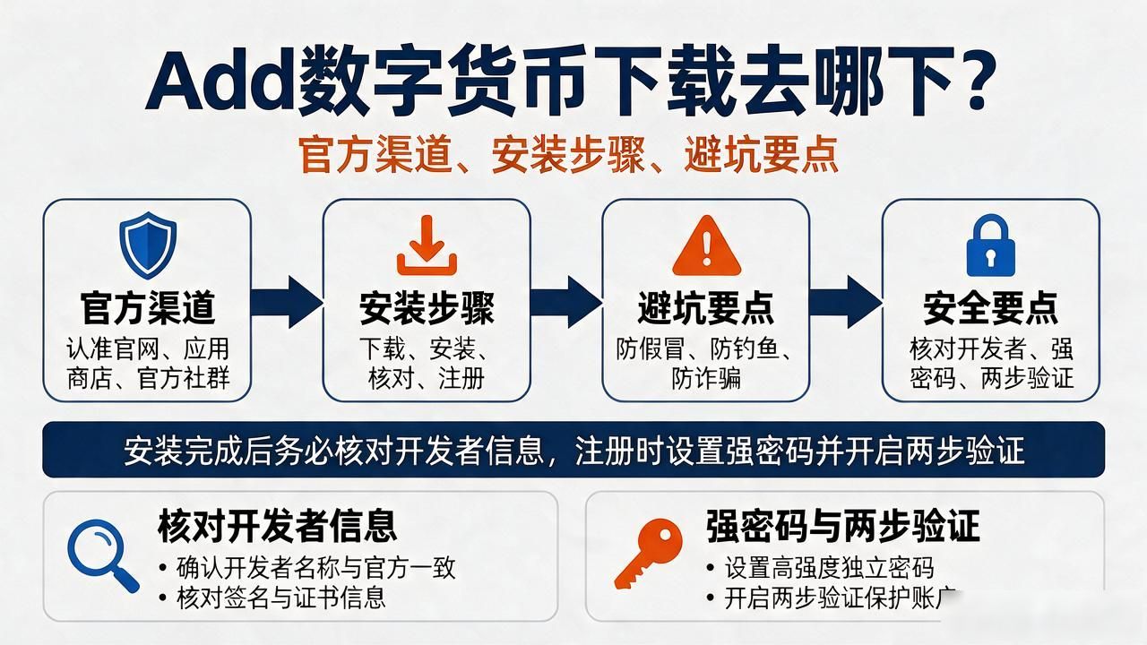 Add数字货币下载去哪下?官方渠道、安装步骤、避坑要点