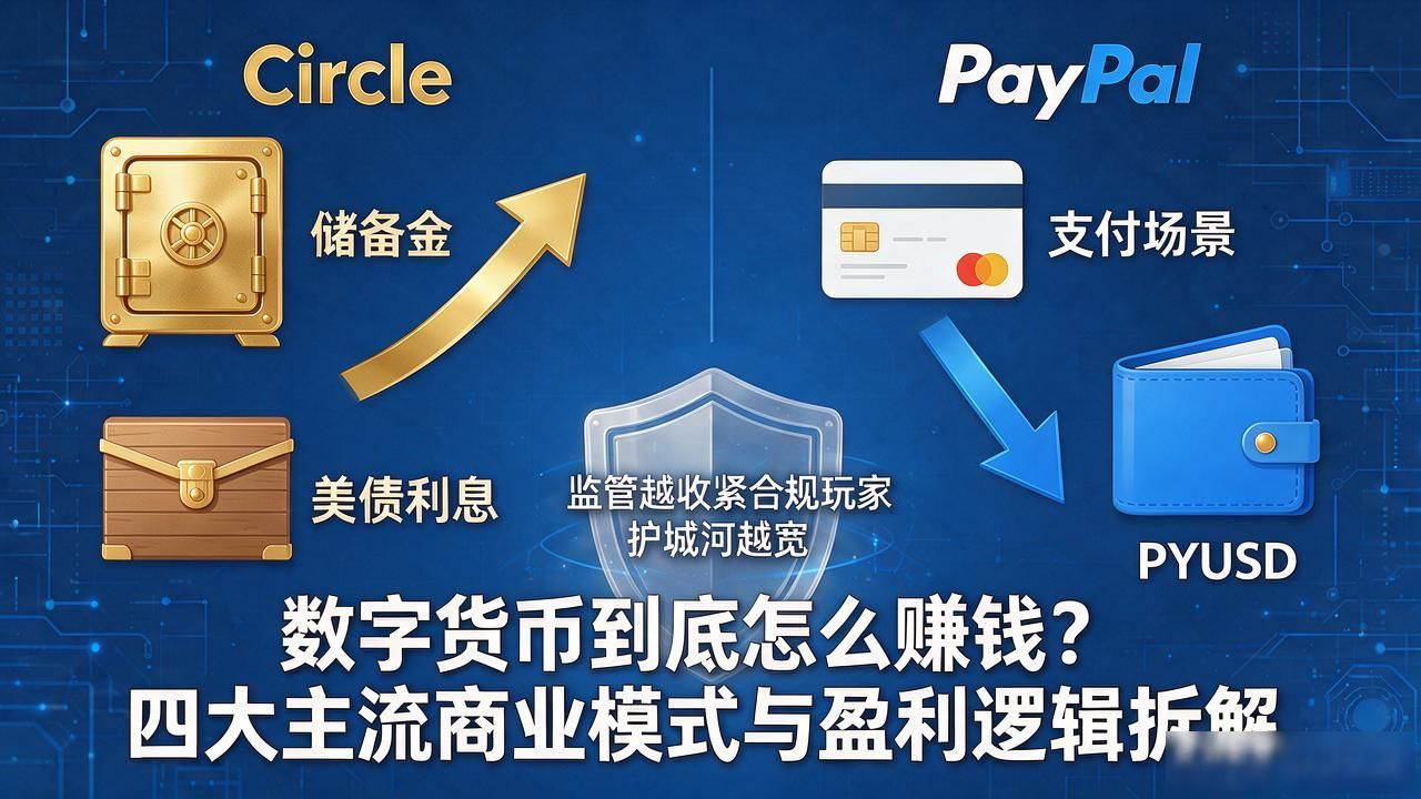 数字货币到底怎么赚钱?四大主流商业模式与盈利逻辑拆解
