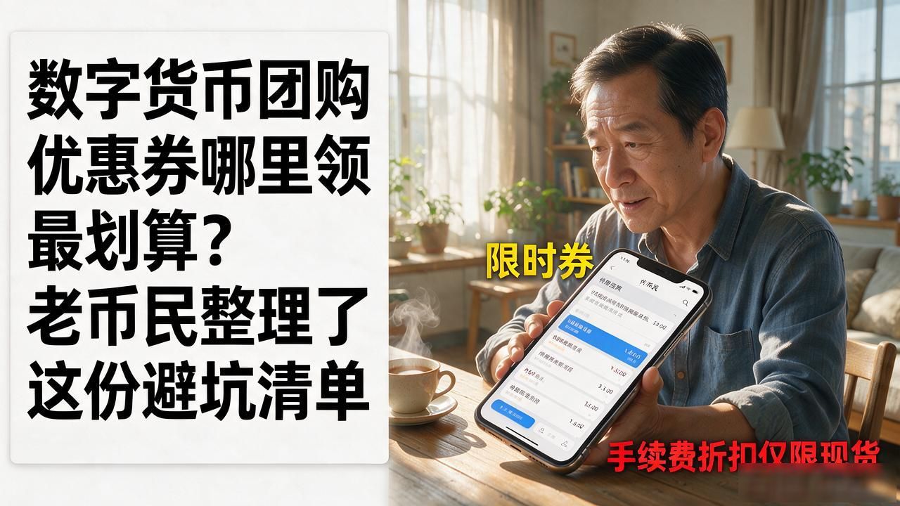数字货币团购优惠券哪里领最划算?老币民整理了这份避坑清单
