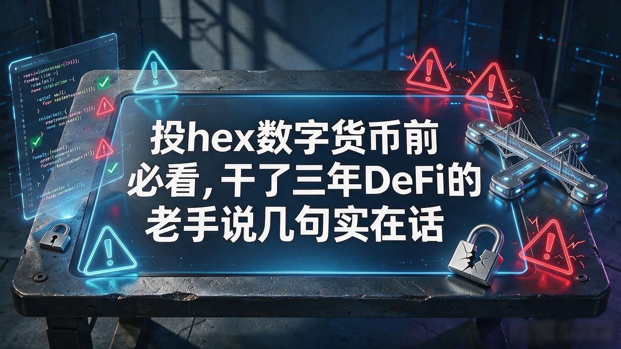 投hex数字货币前必看,干了三年DeFi的老手说几句实在话