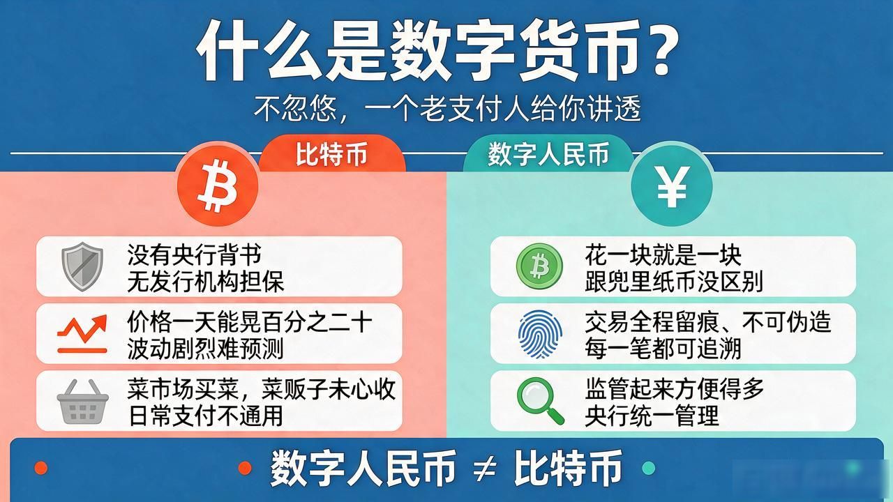 什么是数字货币吗?不忽悠,一个老支付人给你讲透