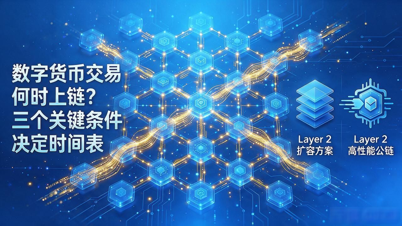 数字货币交易何时上链?三个关键条件决定时间表