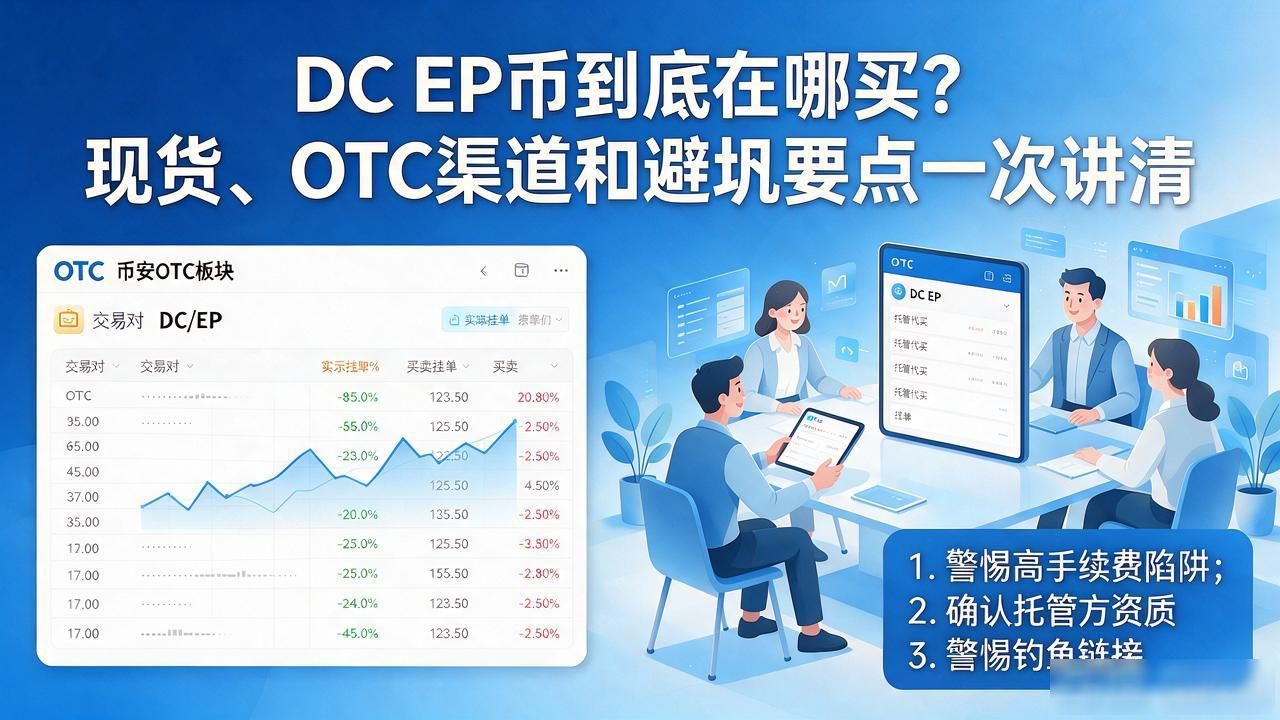 DC EP币到底在哪买?现货、OTC渠道和避坑要点一次讲清
