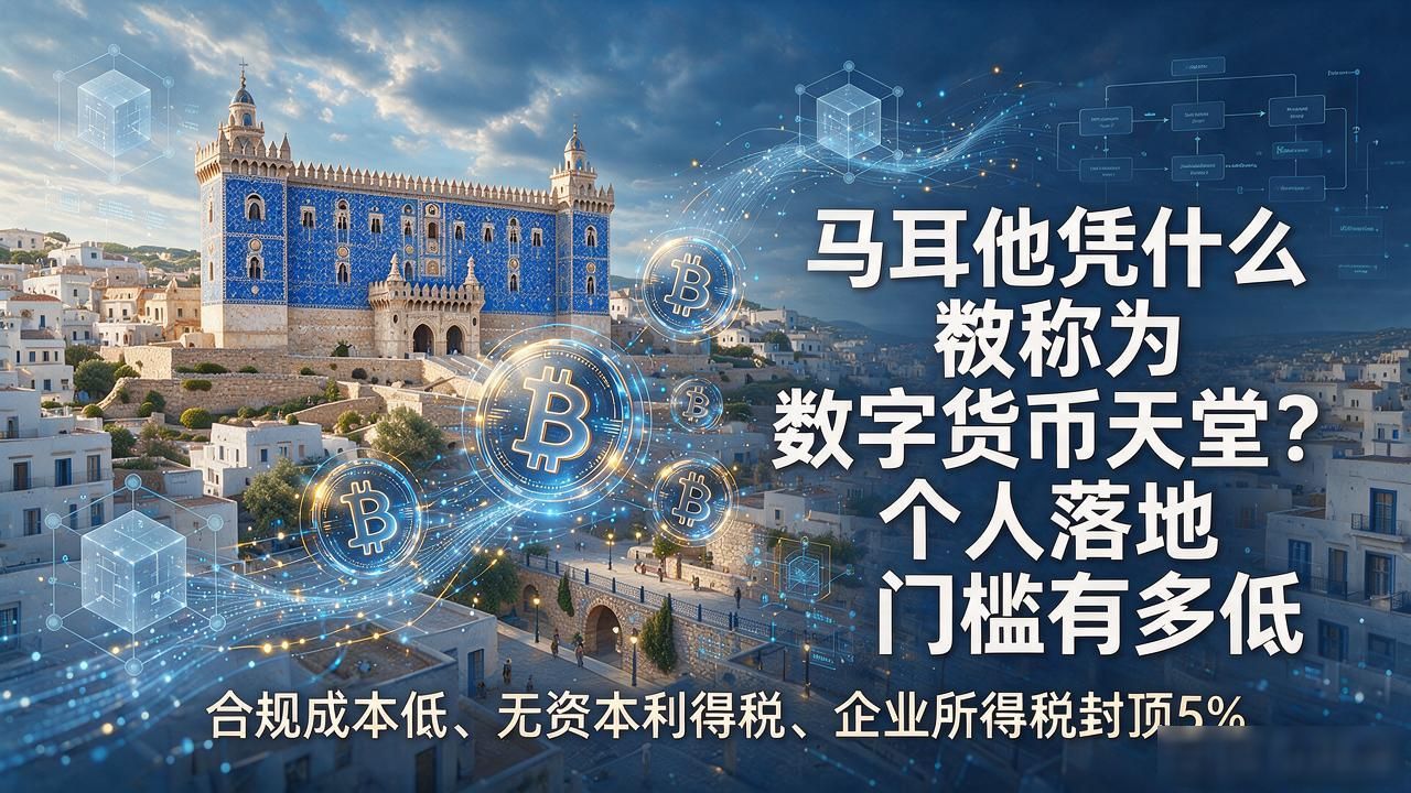 马耳他凭什么被称为数字货币天堂?个人落地门槛有多低