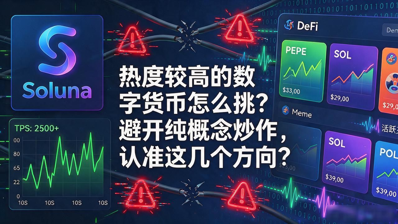 热度较高的数字货币怎么挑?避开纯概念炒作,认准这几个方向