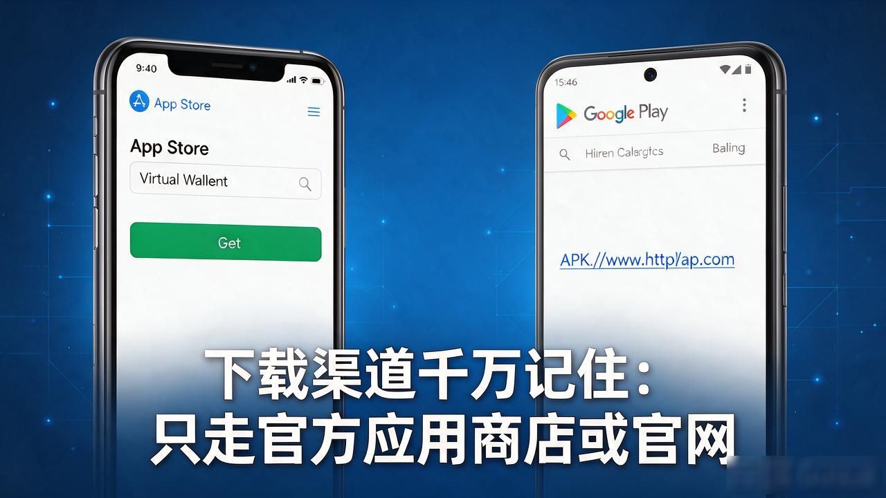 手机装个虚拟货币数字钱包,去哪下、装哪个,一篇搞定