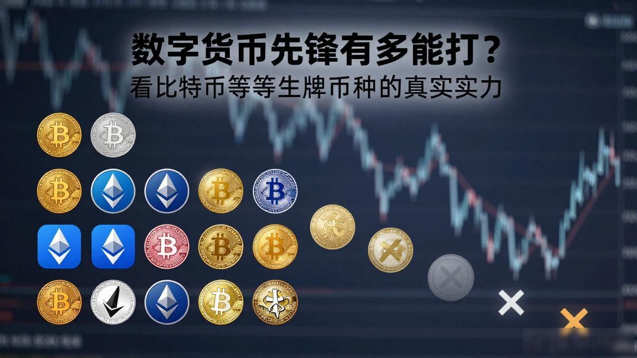 数字货币先锋有多能打?看比特币等老牌币种的真实实力