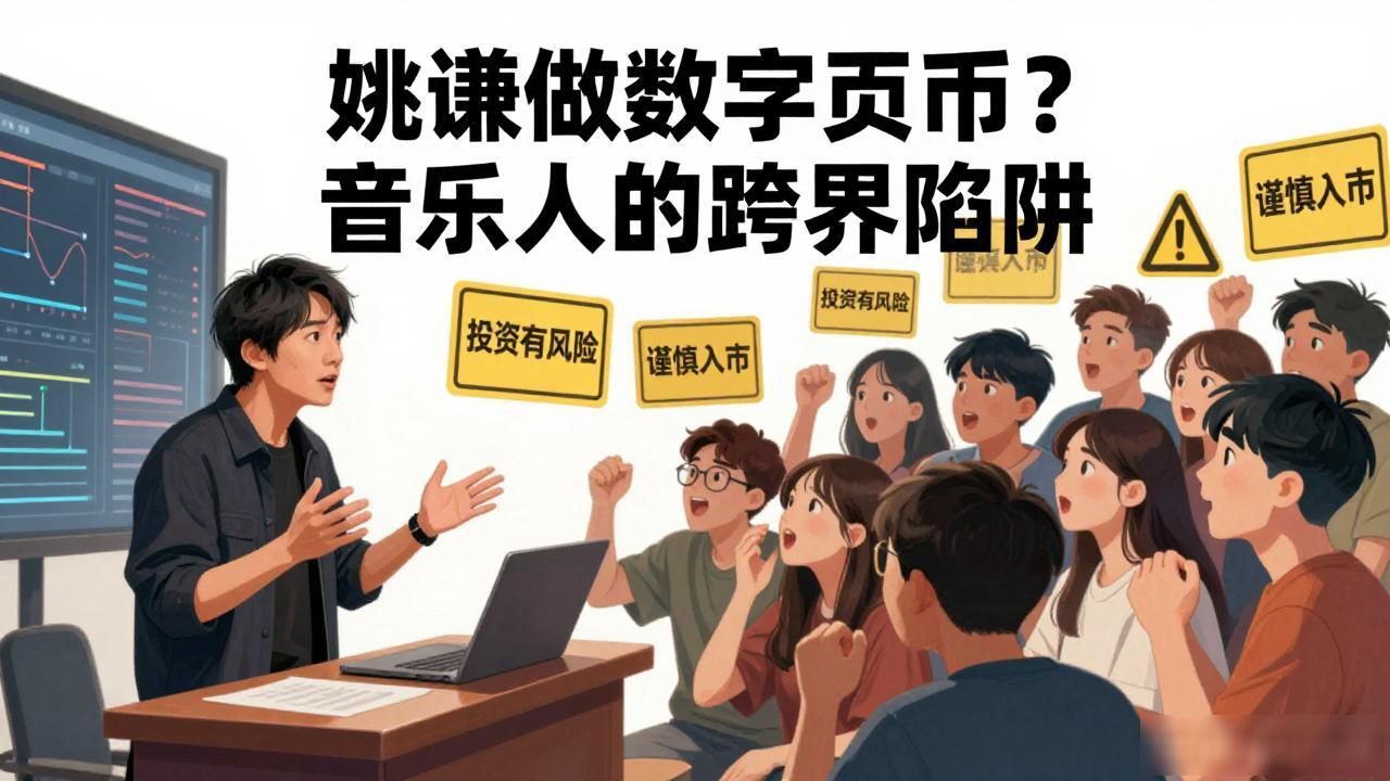 姚谦做数字货币?音乐人的跨界陷阱