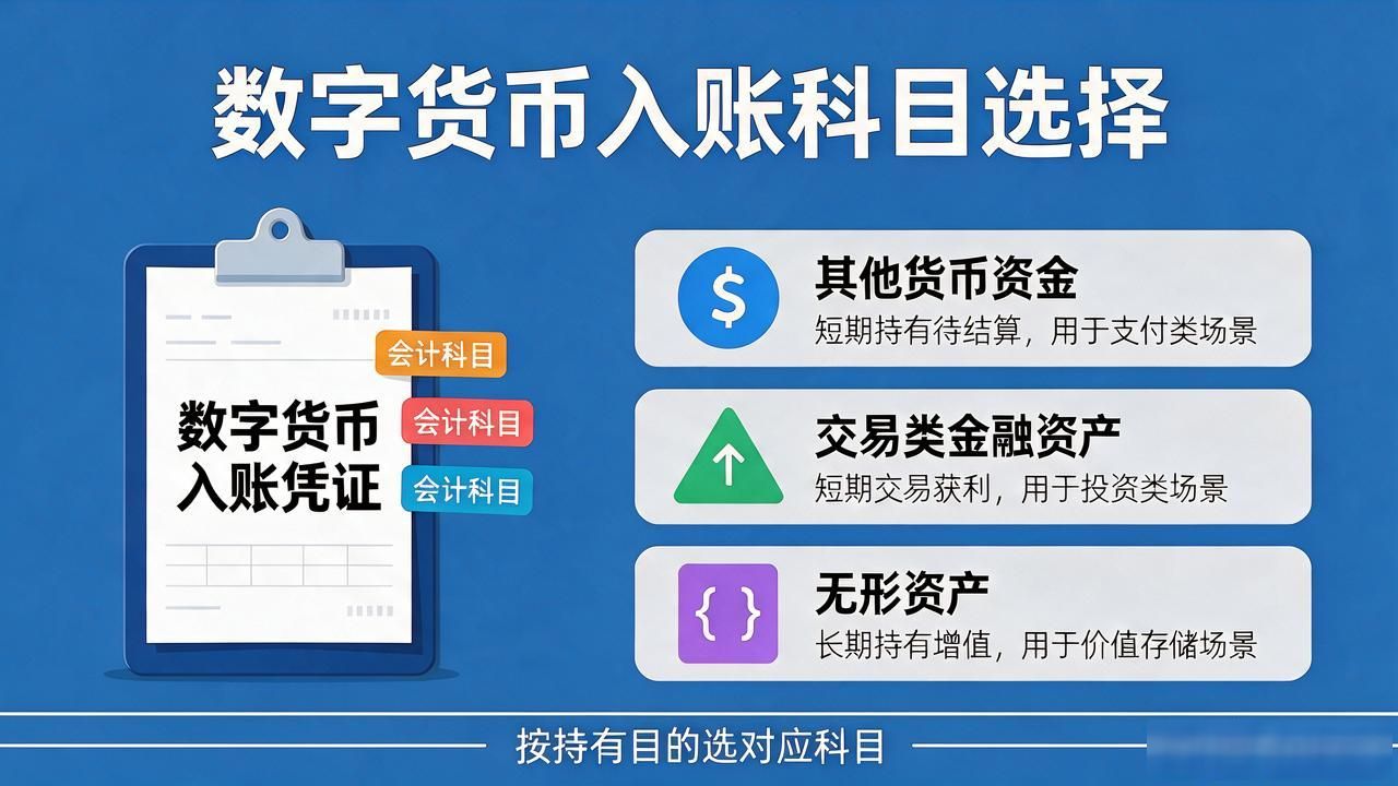 收到数字货币怎么入账?财务实操指南帮你搞懂
