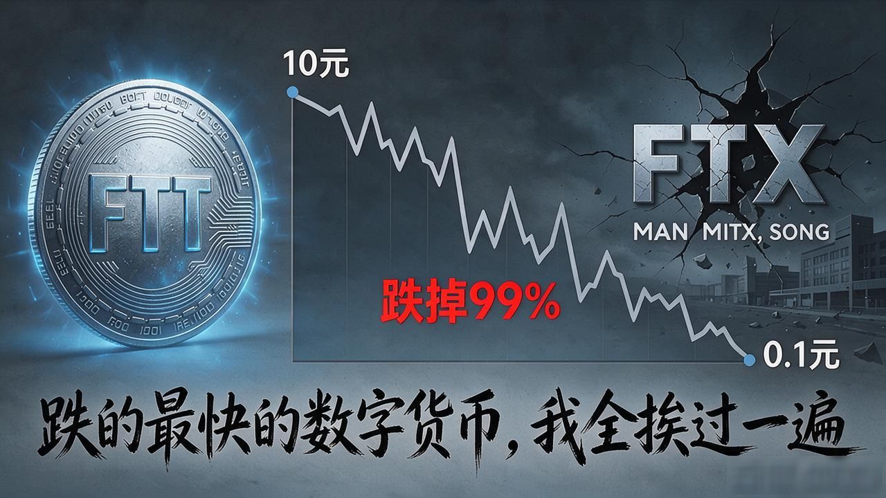跌的最快的数字货币,我全挨过一遍