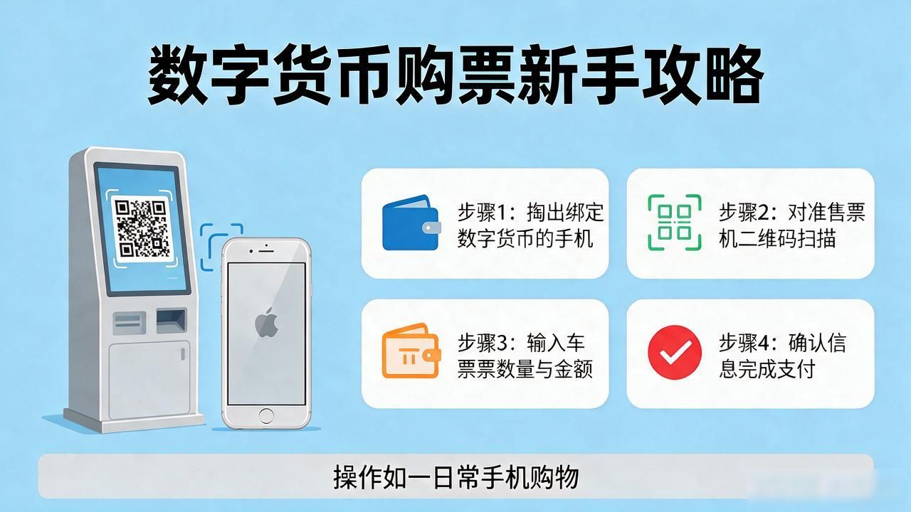 售票机数字货币购票新手攻略