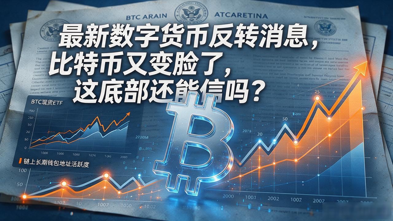 最新数字货币反转消息,比特币又变脸了,这底部还能信吗