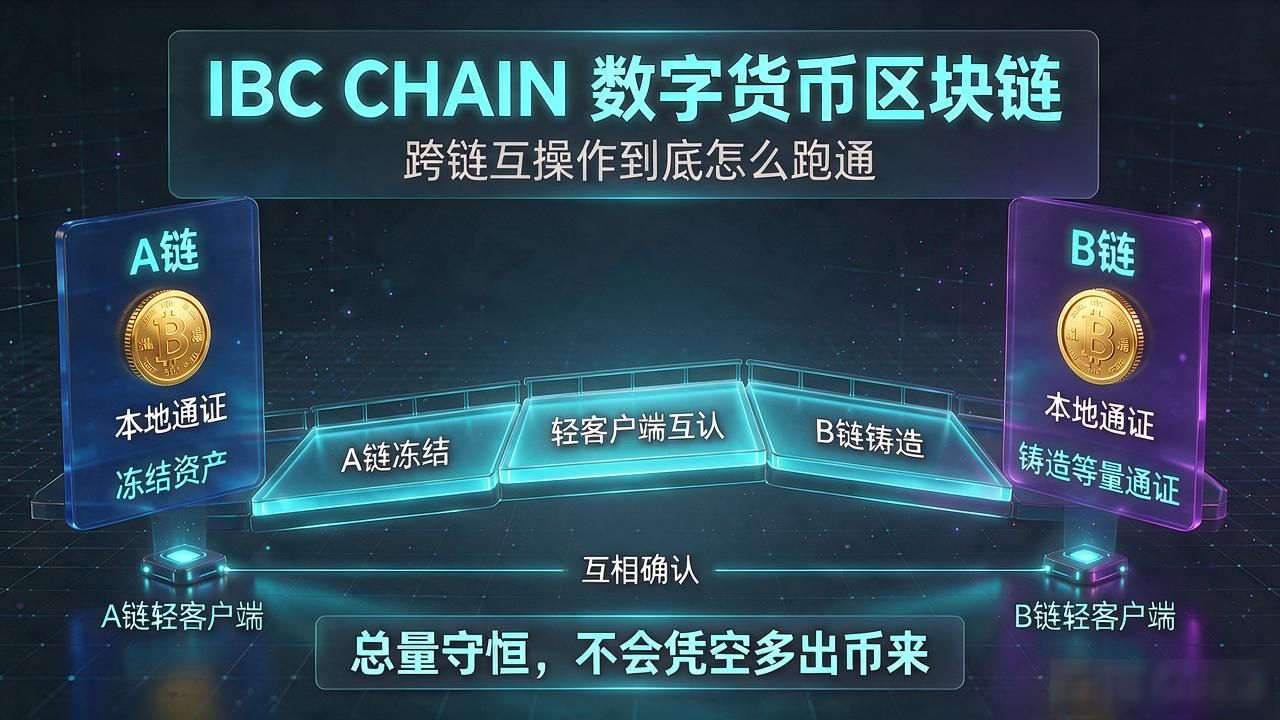 IBC CHAIN数字货币区块链,跨链互操作到底怎么跑通