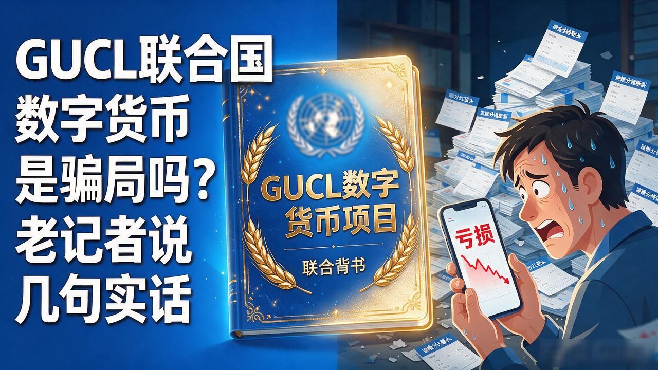 GUCL联合国数字货币是骗局吗?老记者说几句实话