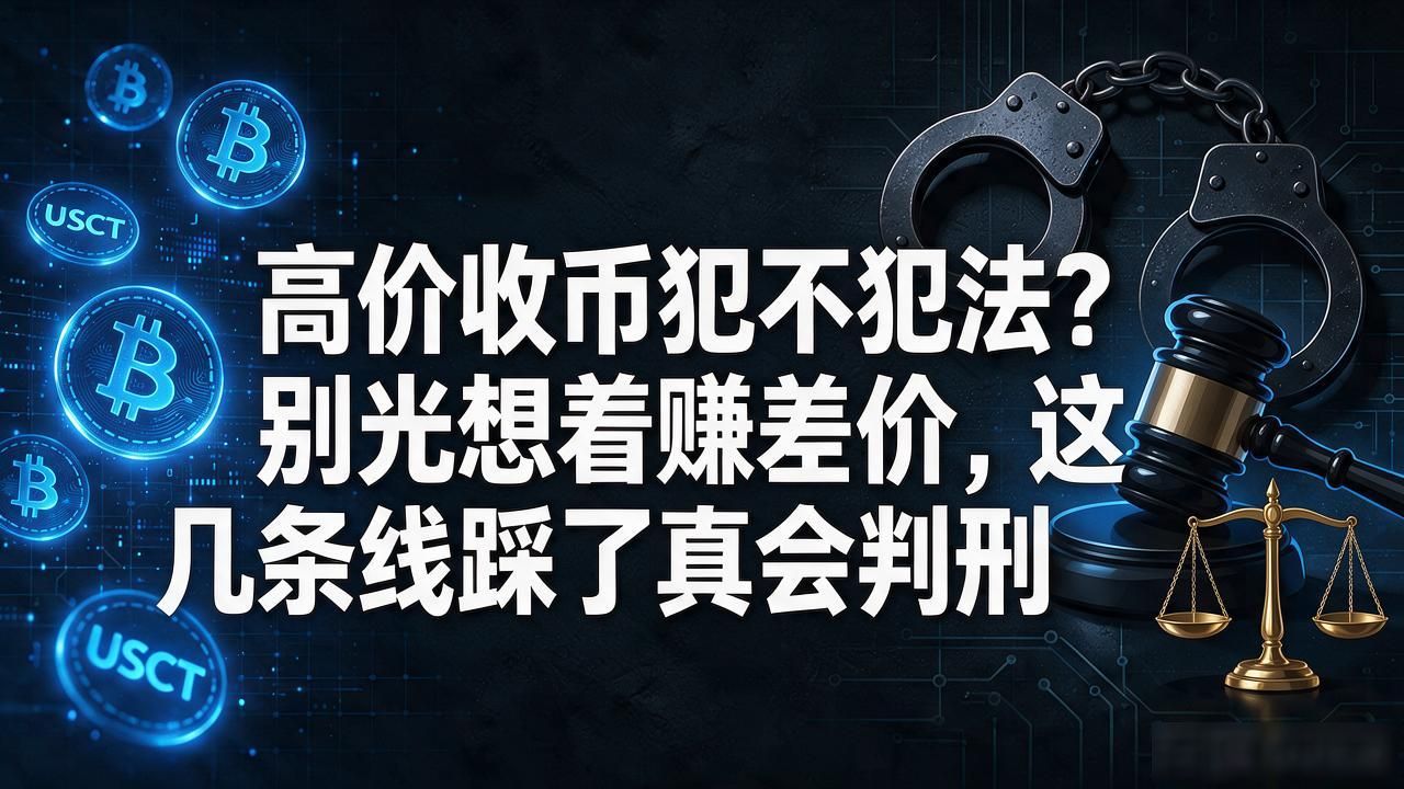 高价收币犯不犯法?别光想着赚差价,这几条线踩了真会判刑